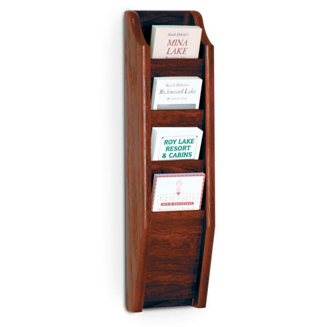 4 POCKET BROCHURE WALL RACK - Braeside Displays