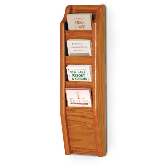 4 POCKET BROCHURE WALL RACK - Braeside Displays