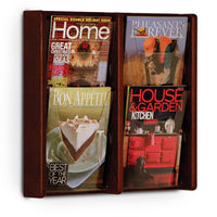 4 POCKET SLANTED MAGAZINE WALL RACK - Braeside Displays