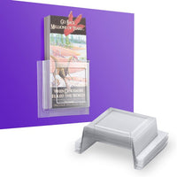 4" X 4-1/2" PEEL & STICK POCKET, EXTERNAL FLANGE - Braeside Displays