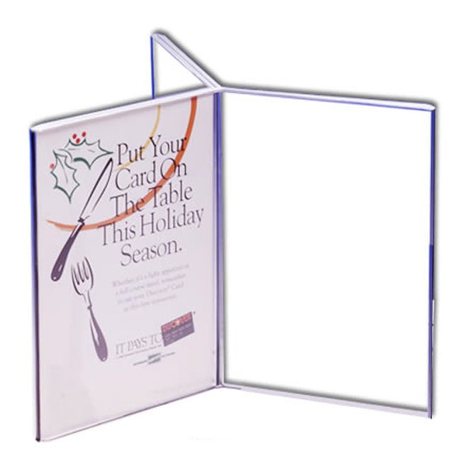 5" X 7" SIX SIDED ACRYLIC SIGN HOLDER - Braeside Displays