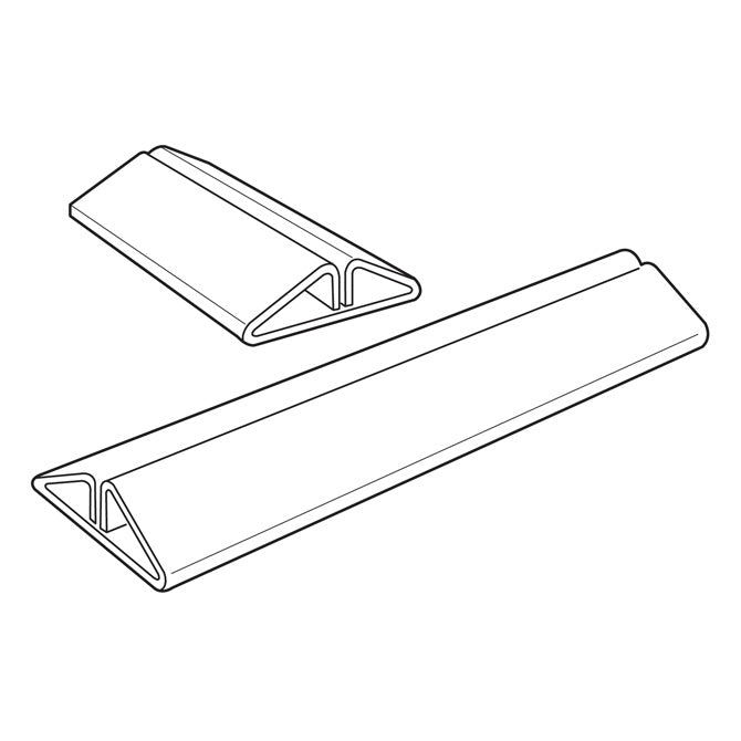 6" LONG COMPRESSION FIT SIGN BASE - Braeside Displays