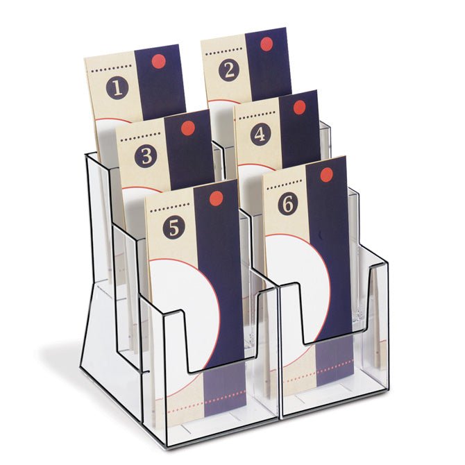 6 POCKET 3-TIER TRI-FOLD HOLDER - Braeside Displays