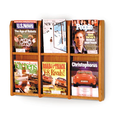 6 POCKET MAGAZINE WALL DISPLAY - Braeside Displays