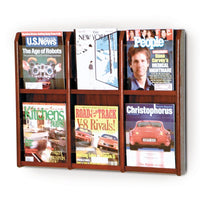 6 POCKET MAGAZINE WALL DISPLAY - Braeside Displays