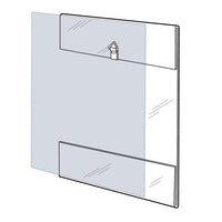 8-1/2" X 11" SIDE LOADING ACRYLIC WALL FRAME - Braeside Displays