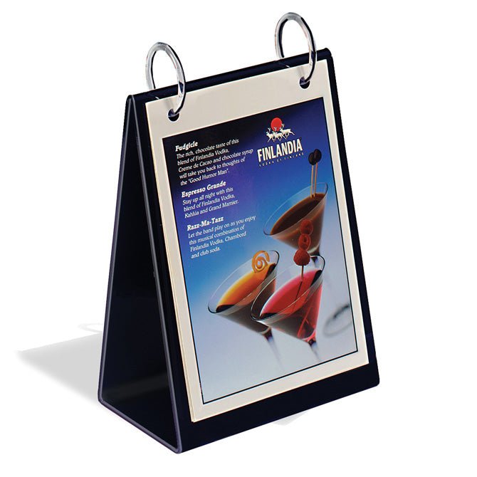 8-1/2" X 11" TABLETOP FLIP CHART A-STYLE - Braeside Displays