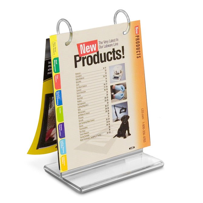 8-1/2" X 11" TABLETOP FLIP CHART T-STYLE - Braeside Displays