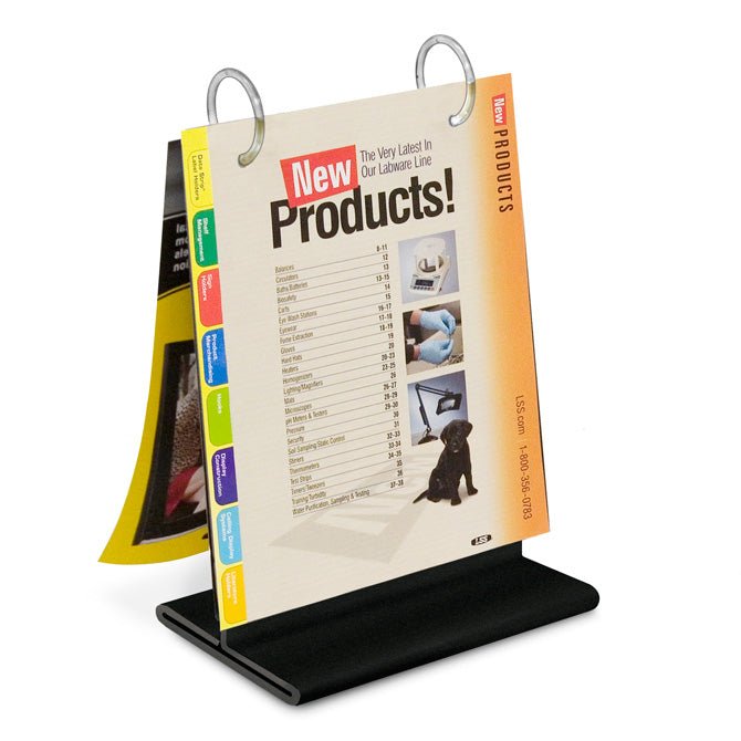 8-1/2" X 11" TABLETOP FLIP CHART T-STYLE - Braeside Displays