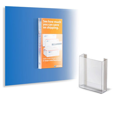 8-1/2" X 7" PEEL & STICK POCKET, PREFOLDED - Braeside Displays