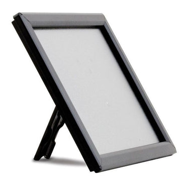 8" x 10" Convertible Sign Snap Frame, Black, Optional Counter Support - Braeside Displays