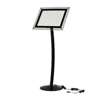 8.5" x 11" LED-Lit Acrylic Sign Frame Stand - Braeside Displays