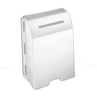 8.5" x 11" Molded Ballot Box, White - Braeside Displays