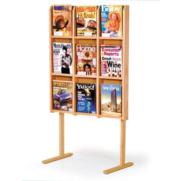 9 POCKET MAGAZINE FLOOR DISPLAY - Braeside Displays