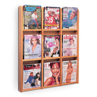 9 POCKET MAGAZINE WALL DISPLAY - Braeside Displays