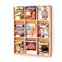 9 POCKET MAGAZINE WALL DISPLAY - Braeside Displays