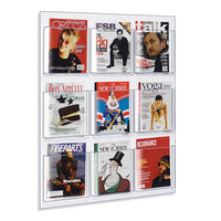 9 POCKET MAGAZINE WALL RACK - Braeside Displays