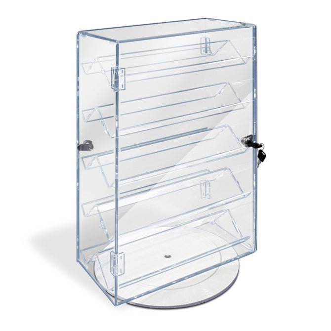 Acrylic Double Door Rotating Case - Braeside Displays