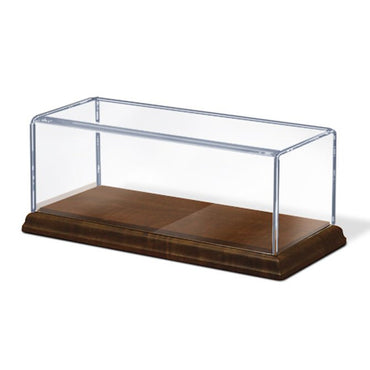 Acrylic Long Rectangular Case with Hardwood Base - Braeside Displays