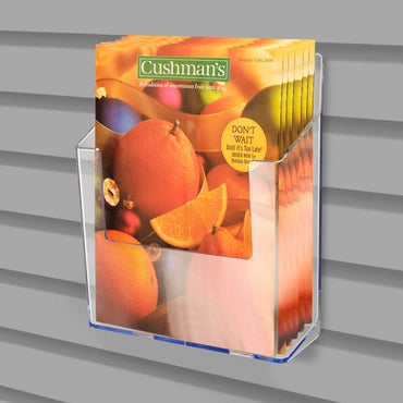 Clear Slatwall Catalog Holder - Braeside Displays