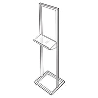 Clear Writing Stand - Braeside Displays