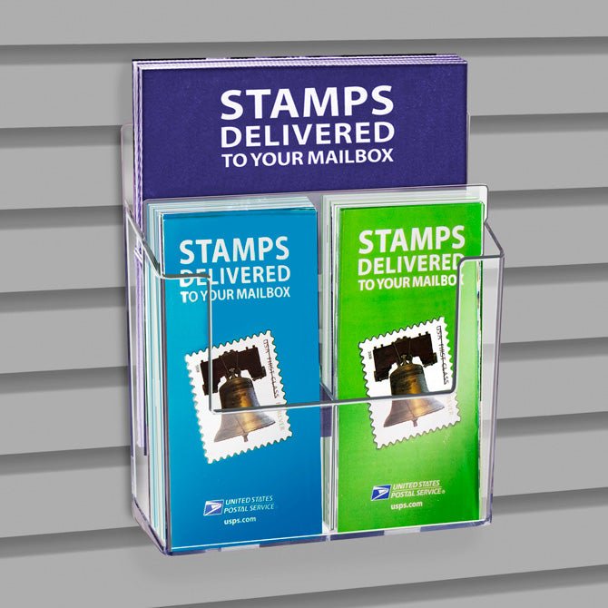 Convertible Slatwall Brochure Holder - Braeside Displays