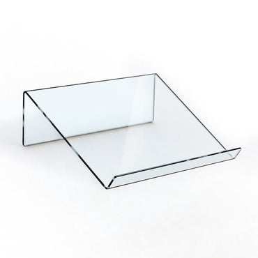 ECONOMY BOOK STAND, CLEAR ACRYLIC - Braeside Displays