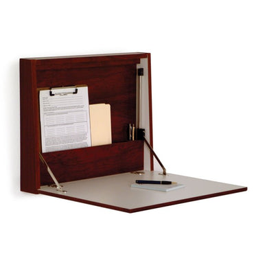 FOLD-AWAY WALL DESK / LAPTOP WORKSTATION - Braeside Displays