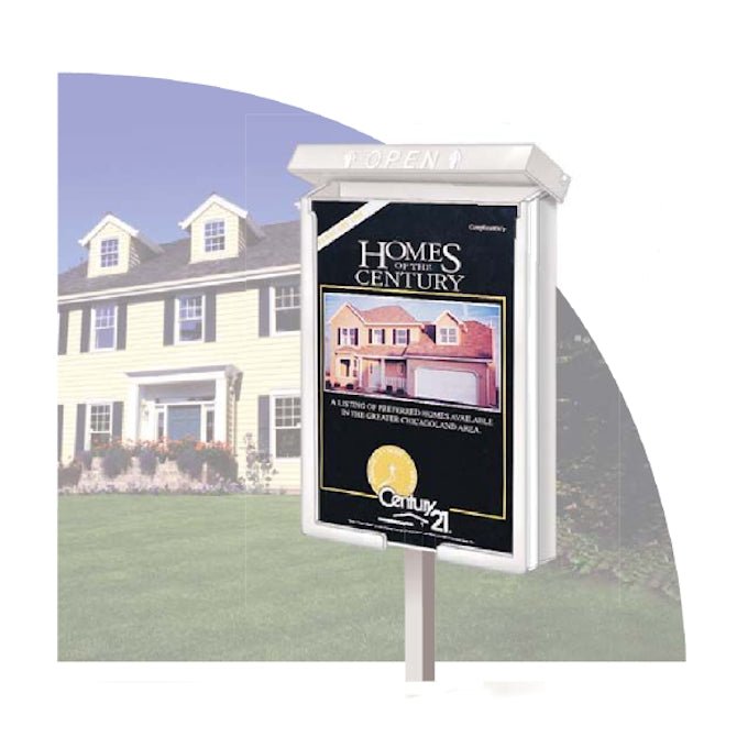 OUTDOOR SELL SHEET LITERATURE HOLDER - Braeside Displays