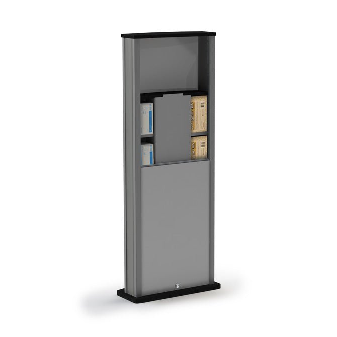 Series 900 Deluxe Infection Control Kiosk, Matte Finish - Braeside Displays