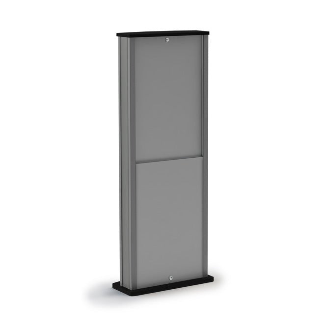 Series 900 Deluxe Infection Control Kiosk, Matte Finish - Braeside Displays