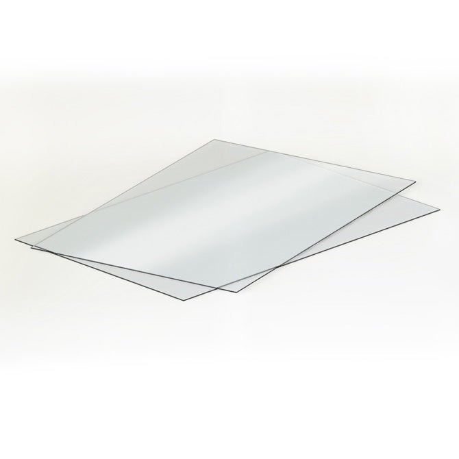 Set of Clear Protective Panels (2 Pieces) - Braeside Displays