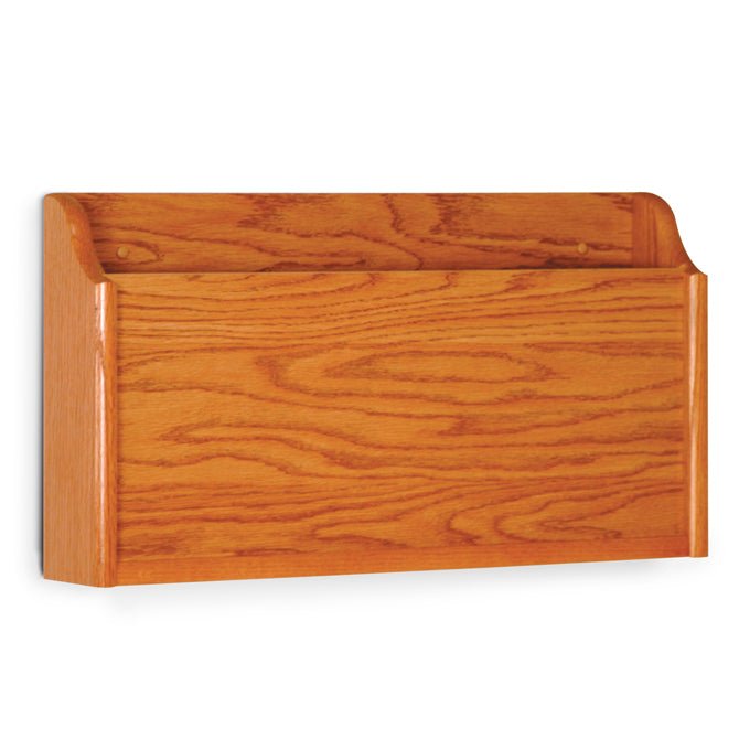 SINGLE POCKET WOODEN WALL MOUNT X-RAY HOLDER - Braeside Displays