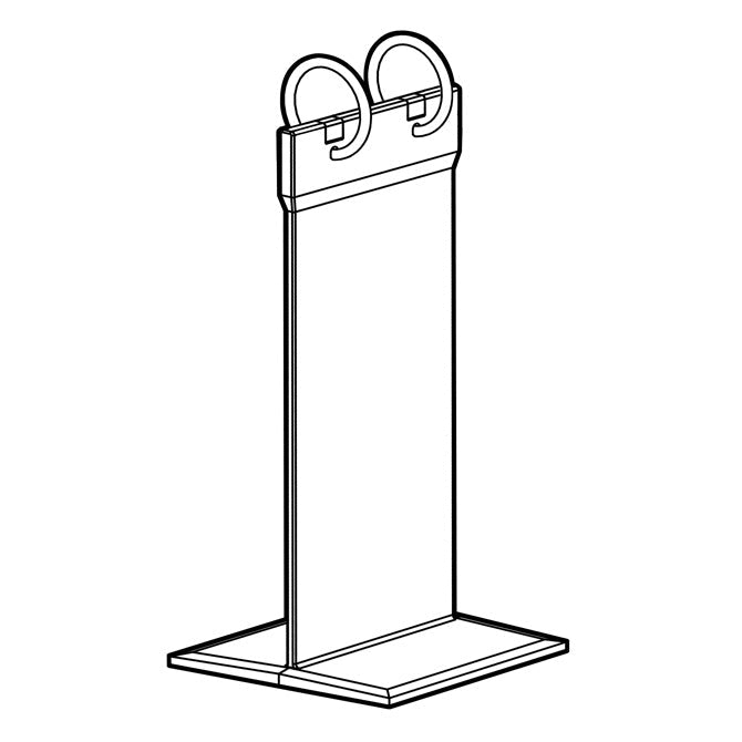 Tabletop Menu Flip Chart, Narrow Ring - Braeside Displays