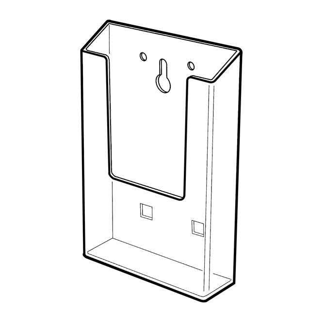 WALL MOUNT TRI-FOLD HOLDER - Braeside Displays